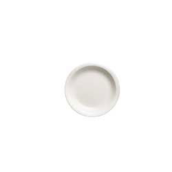 Lagasse Genpak Dinner Plate White Disposable Styrofoam 6 Inch Diameter - GNPLAM06