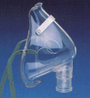 Salter Labs - Aerosol Mask Elongated Style Adult One Size Fits Most Adjustable Head Strap - ATM8100