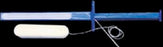 Rhino Rocket - Nasal Packing with Applicator PVA Expandacell Foam Non-impregnated Large 1.5 X 2 X 8 cm 8 Count Sterile - 11W-W0800-08AS