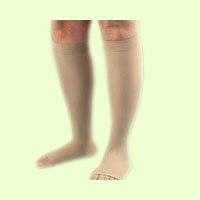 BSN Medical Jobst Compression Stockings JOBST Knee High 4X-Large Beige Closed Toe - H3007