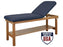 Oakworks PowerLine H-Brace Treatment Table with Shelf Fixed Height 500 Lbs. - PKG4056-T27