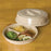 Patterson Medical Supply Partitioned Scoop Dish Beige Reusable Polycarbonate 8-1/2 Inch Diameter - 81518976
