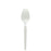 Lagasse Spoon Heavy Weight White Plastic - DIXTM217