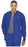 Landau Uniforms - Warm-Up Jacket Royal Blue Large Hip Length Reusable - 7551BEPLG