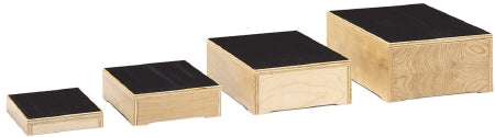 Fabrication Enterprises - Nested Climbing Stools 10 X 12 X 2 Inch, 12 X14 X 4 Inch, 14 X 18 X 6 Inch, 16 X 20 X 8 Inch - 15-4220