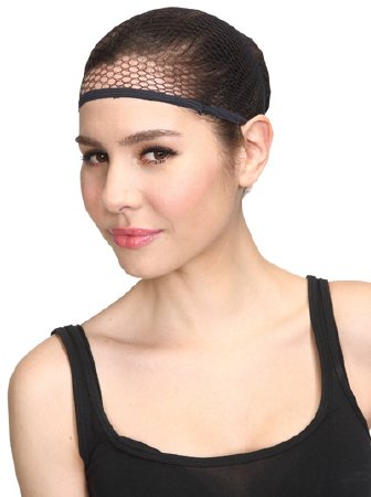 Saalfeld Redistribution Hair Net One Size Fits Most Black Elastic - HN-400BK
