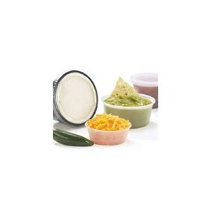 Saalfeld Redistribution Fabri-Kal Souffle Cup 2 oz. Translucent Plastic Disposable - 9505195