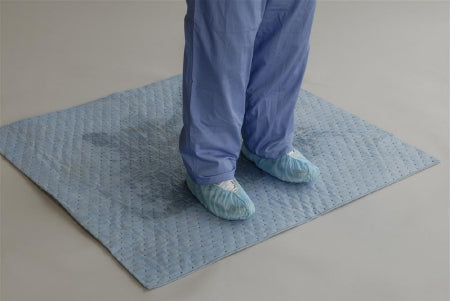 Aspen Surgical Products SurgiSafe Specialty Absorbent Floor Mat 40 X 46 Inch Blue - 84610