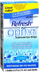 Allergan Pharmaceutical Refresh Optive Eye Lubricant 0.5 oz. Eye Drops - 23324001