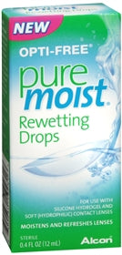 Alcon Opti-Free Pure Moist Contact Lens Solution 0.4 oz. Solution - 65019231