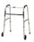 Fabrication Enterprises Dual Release Folding Walker Aluminum Frame 350 lbs. Weight Capacity 32 to 39 Inch Height - 43-2120