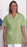 Fashion Seal Uniforms - Scrub Shirt Medium Black 2 Pockets Short Set-In Sleeve Female - 7012-M