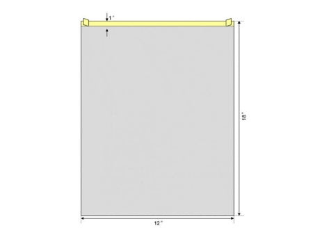 Welmed ClearView General Purpose Drape 12 W X 18 L Inch NonSterile - 1500-1000