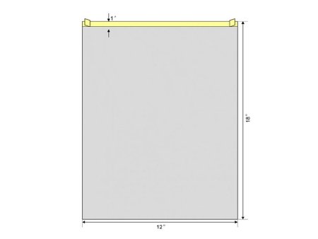 Welmed ClearView General Purpose Drape 12 W X 18 L Inch Sterile - 1501-1000