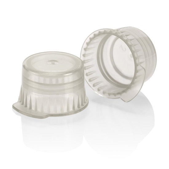 US Plastic Corp. Globe Scientific 12mm Translucent Snap Cap for 12mm Glass Culture & Plastic Tubes & 13mm Evacuated Tubes-Bag of 1000