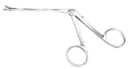 Bausch+Lomb - Forceps House 5-1/2 Inch Length Angled Left 15° Oval Cup 0.9mm, Angled left 15 degree, Length of Shaft 71mm - N1705 86