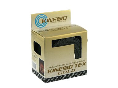 Alimed Kinesio Tex Gold Kinesiology Tape Water Resistant Cotton 2 Inch X 5-1/2 Yard Black NonSterile - 32755