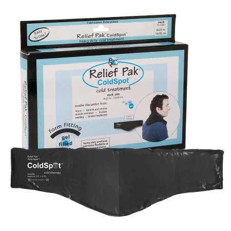 Relief Pak ColdSpot Contoured - Cold Pack Neck 6 X 23 Inch Urethane / Clay Reusable - 11-1251