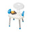 Carex - Shower Chair Aluminum Frame With Backrest - FGB66000 0000