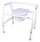Apex-Carex Healthcare Carex Bariatric Commode Chair Fixed Arm Steel Frame 19-3/4 to 23-3/4 Inch Height - FGB35511 0000