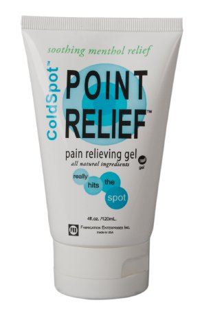 Fabrication Enterprises Point Relief ColdSpot Topical Pain Relief 12% - 0.06% Strength Capsaicin / Menthol Topical Gel 4 oz. - 11-0730-1