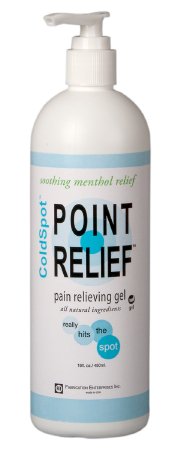 Fabrication Enterprises Point Relief ColdSpot Topical Pain Relief 12% - 0.06% Strength Capsaicin / Menthol Topical Gel 16 oz. - 11-0710-1