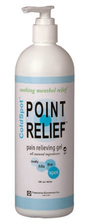 Point Relief ColdSpot - Topical Pain Relief 0.06% - 12% Strength Menthol / Methyl Salicylate Topical Gel 16 oz. - 11-0710-1