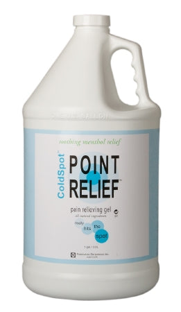 Fabrication Enterprises Point Relief ColdSpot Topical Pain Relief 12% - 0.06% Strength Capsaicin / Menthol Topical Gel 1 gal. - 11-0712-1