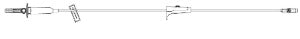 Bravo24 - Primary IV Administration Set 15 Drops / mL Drip Rate 100 Inch Tubing - 1422128