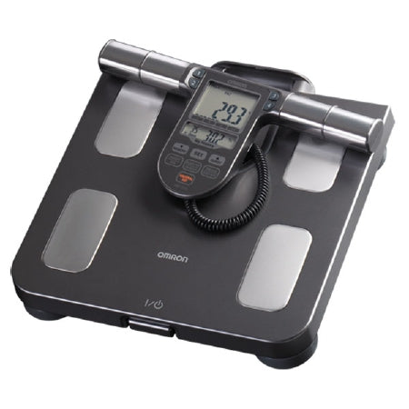 Omron Healthcare Omron Body Analyzer Floor, Body Analyzer / Scale OMRON Digital 330 lbs Black and Silver - HBF-514C