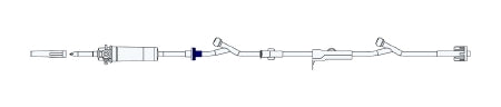 MPS Medical Acacia Administration Set 20 Drops / mL Drip Rate 100 Inch Tubing 2 Ports - S-100-22-50