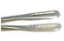 Medgyn Products MedGyn Obstetrical Forceps Stubblefield 15 Inch Surgical Grade Stainless Steel NonSterile NonLocking Finger Ring Handle Slightly Curved 14 mm Serrated Fenestrated Oval Jaws - 31144