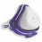 Fisher Scientific North CFR-1 Particulate Respirator Mask N95 Cup Elastic Strap Medium Blue - 19051337