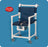IPU - Commode / Shower Chair ipu Fixed Arm PVC Frame Mesh Back - SC720PG