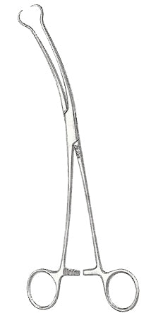 Miltex - Uterine Tenaculum Forceps Skene 9-1/2 Inch Length OR Grade German Stainless Steel Curved - 30-990