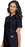 Landau Uniforms Scrub Shirt Large Navy Blue 3 Pockets Short Set-In Sleeves Female - 70221NAVYLG
