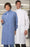 Fashion Seal Uniforms - Lab Coat Ceil Blue Small Knee Length Reusable - 457-S