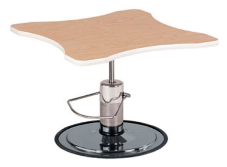 Fabrication Enterprises Patient Work Table Laminate Top 36 X 36 Inch Wood Grain Finish - Z0-0490