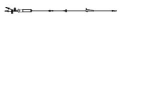Becton Dickinson Alaris Administration Set 15 Drops / mL Drip Rate 126 Inch Tubing - 10015414