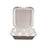 Saalfeld Redistribution Darnel Carryout Container White Disposable Foam 3 X 9-1/8 X 9-/18 Inch - DU406301