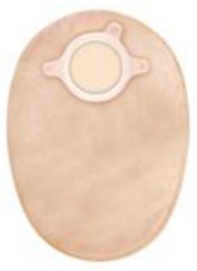 Convatec The Natura + Filtered Ostomy Pouch Two-Piece System 8 Inch Length Closed End - 416406