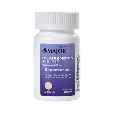 Major - Cold and Cough Relief 200 mg Strength Tablet 100 per Bottle - 00904515460