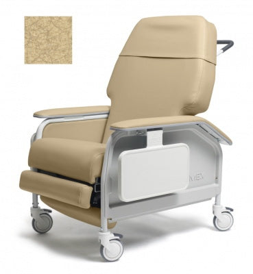 Graham-Field Lumex Extra-Wide Clinical Care Recliner Gypsum Four Tente Swivel Caster, Three Locking Caster Four Tente Swivel Caster, Three Locking Caster - FR587W9205