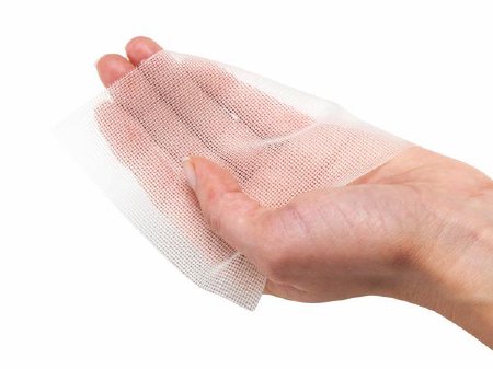 UrgoTul - Impregnated Contact Layer Dressing 6 X 8 Inch Polyester Mesh Hydrocolloid / Petroleum Jelly Particles Sterile - 506489
