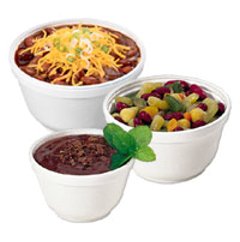 Saalfeld Redistribution Dart Food Container White Disposable Foam - 8SJ12