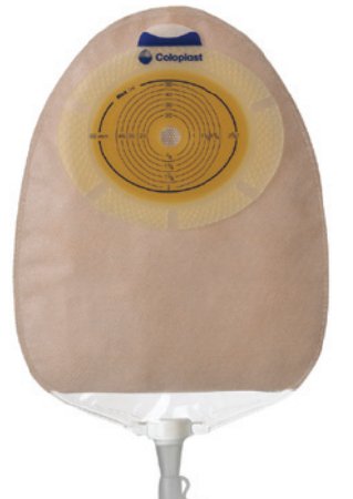 Coloplast SenSura Urostomy Pouch One-Piece System 9-1/2 Inch Length, Midi 3/8 to 2-1/2 Inch Stoma Drainable Flat, Trim to Fit - 11803