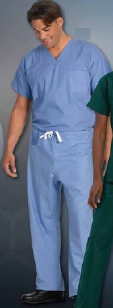Fashion Seal Uniforms - Scrub Pants Reversible Medium Ceil Blue Unisex - 817-M