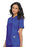 Landau Uniforms Scrub Shirt Medium Ceil Blue 3 Pockets Short Set-In Sleeves Female - 70221CEILMED