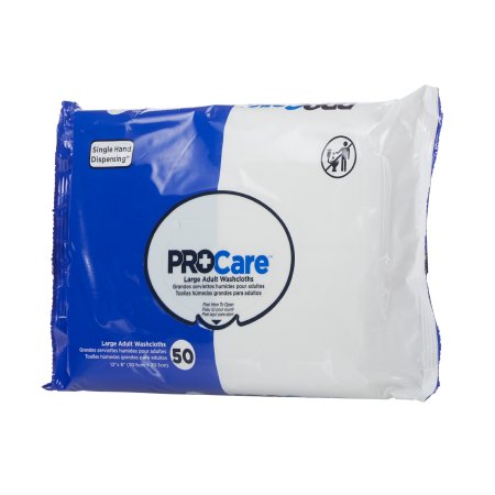 ProCare - Personal Wipe Soft Pack Aloe / Vitamin E Scented 50 Count - CRW-050