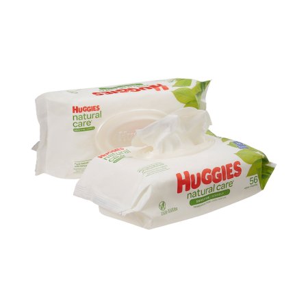 Huggies Natural Care - Baby Wipe Soft Pack Aloe / Vitamin E Unscented 56 Count - 31803
